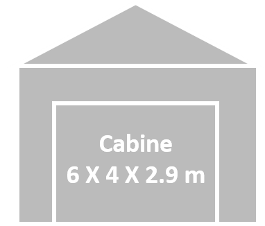 Dimension cabine de peinture liquide